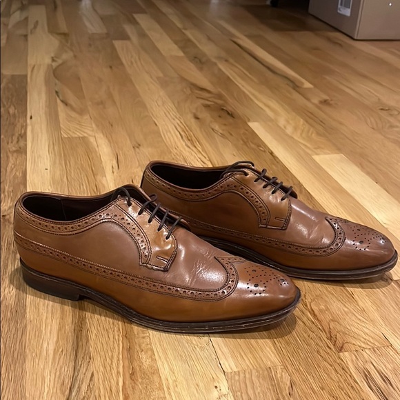 Allen Edmonds Brown Wingtip Brogue Oxfords - Picture 1 of 8